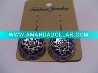 Wholesale new arrival 50dozens ancients silver oil drip dangle earrings wholesale