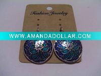 Wholesale new arrival 50dozens ancients silver oil drip dangle earrings wholesale