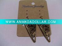 Wholesale new arrival 50dozens ancients silver oil drip dangle earrings wholesale