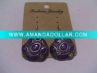 Wholesale new arrival 50dozens ancients silver oil drip dangle earrings wholesale