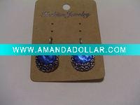 Wholesale new arrival 50dozens ancients silver oil drip dangle earrings wholesale