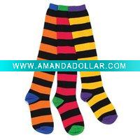 Fashion striped knee high socks