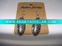 Wholesale new arrival 50dozens ancients silver oil drip dangle earrings wholesale