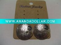 Wholesale new arrival 50dozens ancients silver oil drip dangle earrings wholesale