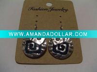 Wholesale new arrival 50dozens ancients silver oil drip dangle earrings wholesale