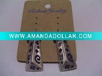 Wholesale new arrival 50dozens ancients silver oil drip dangle earrings wholesale