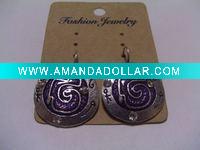 Wholesale new arrival 50dozens ancients silver oil drip dangle earrings wholesale