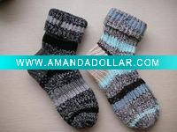 knitted home sock