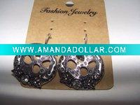 Wholesale new arrival 50dozens ancients silver oil drip dangle earrings wholesale
