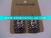 Wholesale new arrival 50dozens ancients silver oil drip dangle earrings wholesale