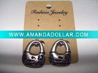 Wholesale new arrival 50dozens ancients silver oil drip dangle earrings wholesale