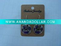 Wholesale new arrival 50dozens ancients silver oil drip dangle earrings wholesale