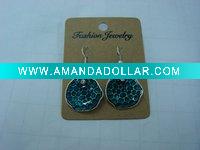 Wholesale new arrival 50dozens ancients silver oil drip dangle earrings 0051wholesale