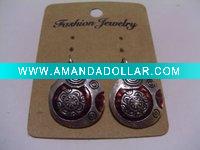 Wholesale new arrival 50dozens ancients silver oil drip dangle earrings wholesale