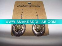 Wholesale new arrival 50dozens ancients silver oil drip dangle earrings wholesale