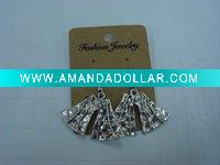 Wholesale new arrival 50dozens ancients silver oil drip dangle earrings wholesale