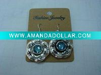 Wholesale new arrival 50dozens ancients silver oil drip dangle earrings wholesale