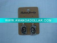 Wholesale new arrival 50dozens ancients silver oil drip dangle earrings wholesale