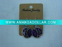 Wholesale new arrival 50dozens ancients silver oil drip dangle earrings wholesale