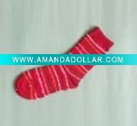 baby feather yarn socks