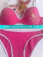 Beauty Printing Cotton Lingerie Set