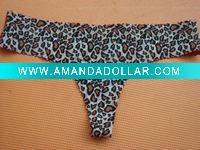 Wholesale Extremely Comfortable WithPrint Nylon Swim Fabric One Pcs Sexy Thong