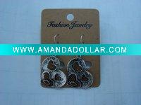 Wholesale new arrival 50dozens ancients silver oil drip dangle earrings wholesale