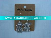 Wholesale new arrival 50dozens ancients silver oil drip dangle earrings wholesale
