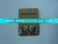 Wholesale new arrival 50dozens ancients silver oil drip dangle earrings wholesale