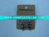 Wholesale new arrival 50dozens ancients silver oil drip dangle earrings wholesale