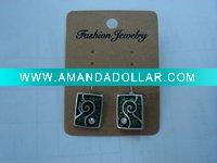 Wholesale new arrival 50dozens ancients silver oil drip dangle earrings wholesale