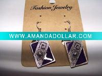 Wholesale new arrival 50dozens ancients silver oil drip dangle earrings wholesale