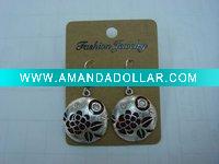 Wholesale new arrival 50dozens ancients silver oil drip dangle earrings wholesale
