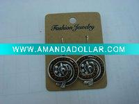 Wholesale new arrival 50dozens ancients silver oil drip dangle earrings wholesale