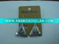 Wholesale new arrival 50dozens ancients silver oil drip dangle earrings wholesale