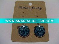 Wholesale new arrival 50dozens ancients silver oil drip dangle earrings wholesale