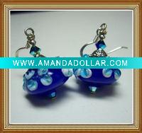 murano glass earring