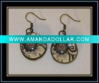 murano glass earring