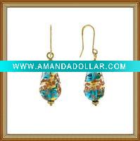 Wholesale drop murano glass earring