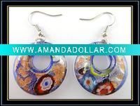 Wholesale Glass jewelry earrings