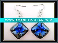Wholesale Glass jewelry earrings