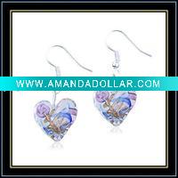 Wholesale Glass jewelry earrings