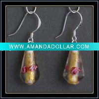 Wholesale Glass jewelry earrings