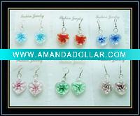 Wholesale Glass jewelry earrings