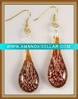 Wholesale hot murano glass earring