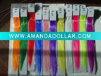 Wholesale Single color New style synthetic clip-in hair extension