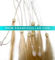Wholesale keratin hair weft/loop ring hair extension/micro loop ring hair exension