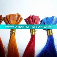 Wholesale 100% high quality pre-bonded hair extension