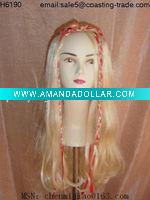 Wholesale long blonde curly women synthetic party dress hair wig
