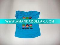 Wholesale girl's delicious cake printing blouses